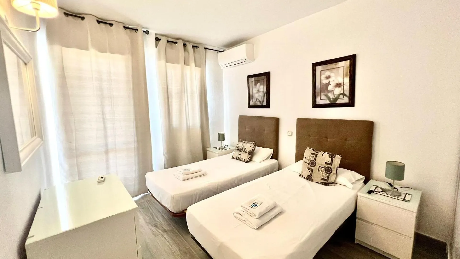 Sea Front Apartment With Large Terrace In Benalbeach Benalmadena Spain