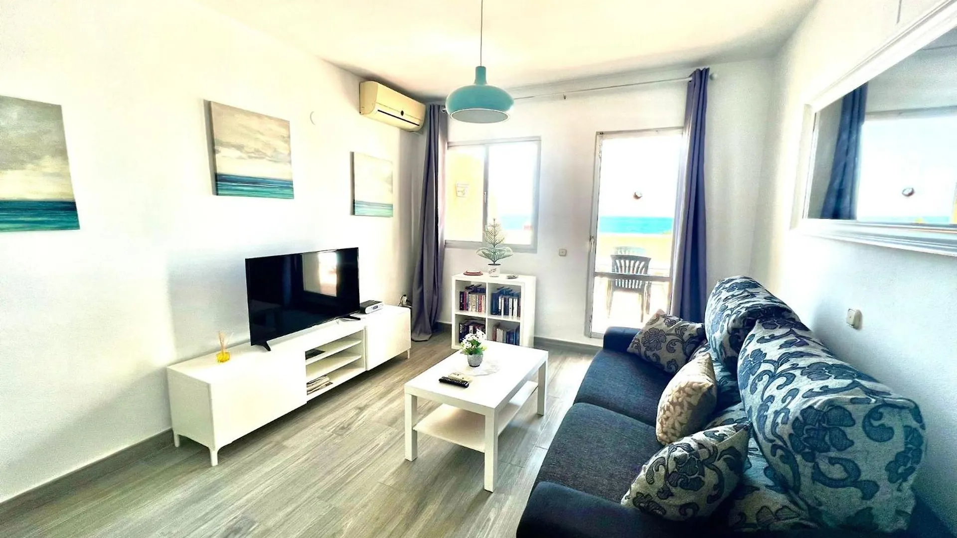 Sea Front Apartment With Large Terrace In Benalbeach Benalmadena Spain